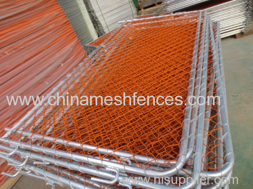 New Zealand Orange Temporary Barrier Fence Panel