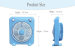 10 inch electric box fan table fan with high quality