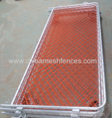 1.2M High Visibility Orange Construction Fence Panel for New Zealand