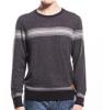 hot sale men's crew neck jacquard sweater