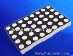 5X8 Indoor led dot matrix display LED with 5mm Dot