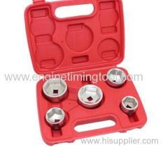 5Pc Cap Oil Filter Wrench