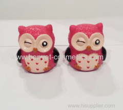 NEW owl shape lip balm container, animal shape lip gloss