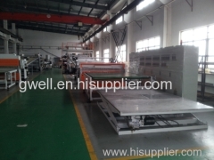 PVC rigid sheet extrusion line