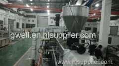 PET twin screw sheet extrusion line