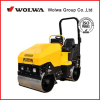 China small Ride-on mini vibratory new road roller price with Honda gasoline engine road roller