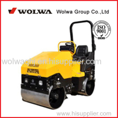 China small Ride-on mini vibratory new road roller price with Honda gasoline engine road roller