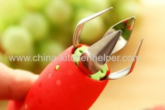 Promotion Kitchenware Fruit Strawberry Knife Stem Remover Strawberry Slicer Strawberry Hullers