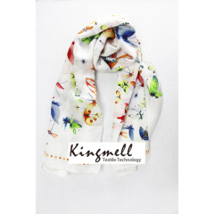 Digial Printed Silk Scarf