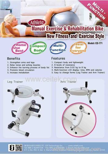 Athlete Manual Exercise & Rehabilitation Bike