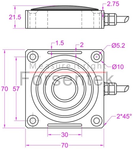 Car pedal braking force measurement accelerator pedal force measurement