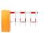 Double Fencing Arm Infrared Automatic Barrier Gate for Vehicle Detector Parking Barrier Systems