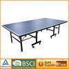 Single folding Indoor Table Tennis Table 3.5&quot; wheels with brake for teenagers and adults