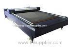 Flat bed CNC Laser Cutting Machine , canvas / clothing / carpet laser cutter engraver