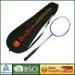Full cover Graphite Badminton Racket PU grip for kids / adult sporting