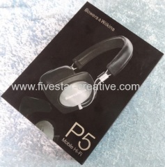 Bowers&Wilkins B&W P5 Over the head Portable Headphones Headsets Black