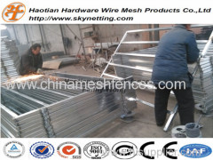 hot dipped galvanized heavy duty pipe frame goat fence livestock fence cattle fence horse fence