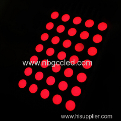 5*7 dot matrix led display red color