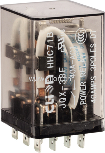 Power relay JQX-38F 40A sealed