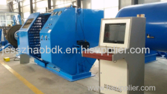 Pressure testing machine in tyre retreading