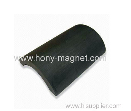 High frequency transformer bonded ferrite core magnet arc