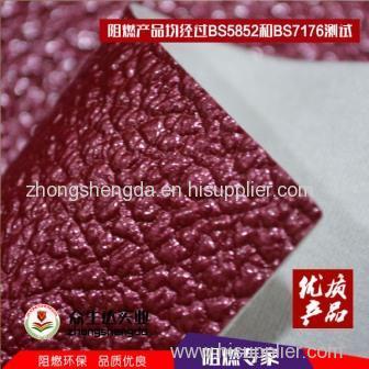 PVC big litchi pattern leather in china