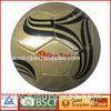 Eco friendly Laser leather size 5 Soccer Ball for sports 0.8 - 1.0 Bar Moisten Needle
