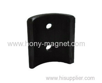 anti-corrosion arc ferrite magnet