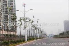 300W Vertical Axis Wind Turbine in street light system(200W-10KW)