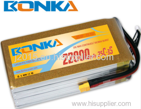 RC bonka multicoper lipo battery