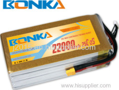 RC multicopter lipo battery bonka