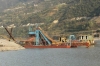 gold suction and concentration dredging vessel