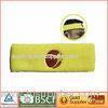 Yellow Elastic bandage Neoprene Headband for Playing basketball