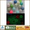 Glow customized plastic table tennis balls with celluloid seam or seamless