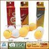 Professional orange white colored 3 star Ping Pong Ball for adults