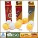 Custom 2 star Ping Pong Ball for athlete training with 38 or 40mm diameter