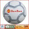 Durable 5# Boy Leather training Soccer Ball / Hand stitched youth football