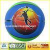 Standard Rubber indoor Laminated Colored Basketball Nylon round