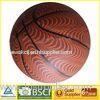 Dark brown Soft PU synthetic leather Basketball / High Grip composite Leather Basketballs