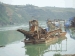 gold digging and panning boat