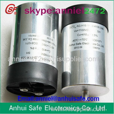 stock High frequency DC link capacitor 500UF 1100VDC manufacturer