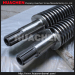 Bimetallic SKD Conical Twin Barrel Screw