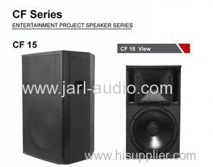 2 vias 15'' speaker de madera de gama completa 1000w