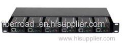 12slot Networking Mini Media Converter Rack Redundant Power Supply