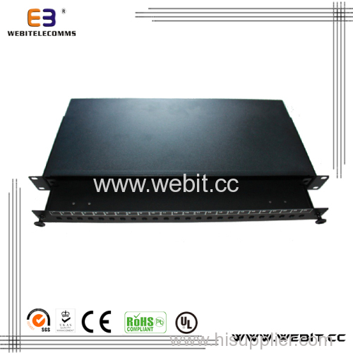 24 ports ST slot fiber patch panel