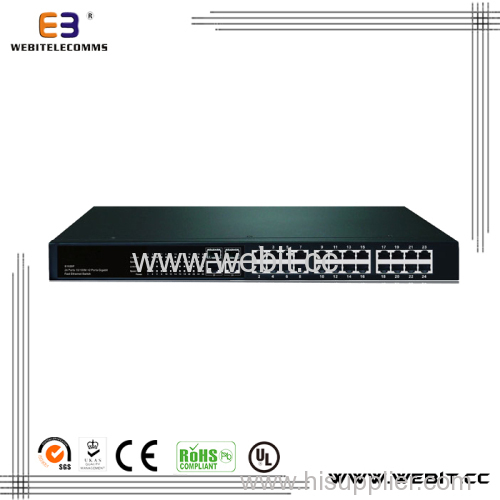 10/100/1000M Fiber Ethernet Switches 2~24 PORTS