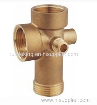 copper two way shut-off valve