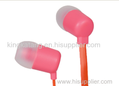 Colorful Flat Cable Earphone