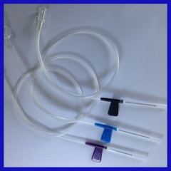 medical disposable intravenous therapy infusion with needle