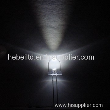 8mm Superbrigh White Through Hole LED Lighting